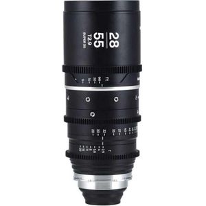 Laowa Nanomorf Zoom 1,5x 28-55mm T2,9 zilver Arri PL (nieuwigheid) (Arri PL), Objectief, Zilver