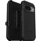 OtterBox Verdediger (Google Pixel 9 Pro, Google Pixel 9), Smartphonehoes, Zwart