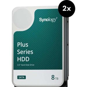 Synology 2 Plus 3.5"" SATA 6Gb/s Festplatten 8 TB (8 TB, 3.5"), Harde schijf