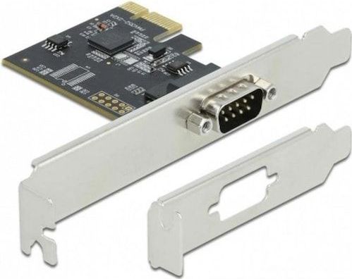 DeLOCK - 90000 - PCI Express-kaart - Zwart - 1 x Seriële RS-232 DB9, Data-overdrachtssnelheid tot 230,4 kbps
