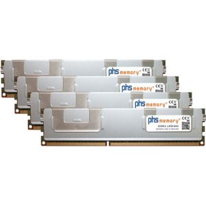PHS-memory 128 GB (4x32 GB) Kit RAM-geheugen voor Supermicro H8QGi-LN4F DDR3 LRDIMM (4 x 32GB), RAM Modelspecifiek