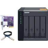 QNAP TL-D400S - Hard Drive Array - 4 Bays - Zwart