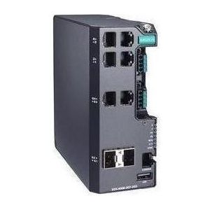 Moxa EDS-4008-2GT-2GS-LV - Beheerde Gigabit Ethernet-switch met 4 10100BaseT(X) poorten (4 ports), Netwerkschakelaar