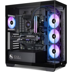 Joule Performance High End Gaming PC RTX5070 R7 32GB 1TB L1135291 (1000 GB, 32 GB, AMD Ryzen 7 9800X3D, GeForce RTX 5070), PC, Zwart