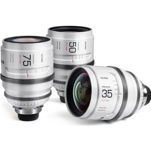 Viltrox Anamorfe Lens SET 35/50/75mm T2.0 1.33X PL-Mount (L-Mount, Volledig formaat), Objectief