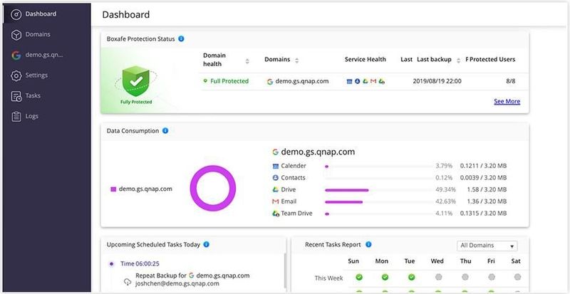 QNAP - LS-BOXAFE-GOOGLE - Licentie - 100 Users - 1 Jaar