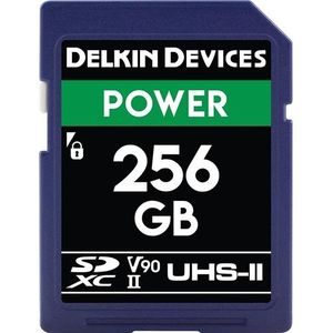 Delkin - POWER UHS-II - Geheugenkaart - 256GB - SDXC - UHS-II