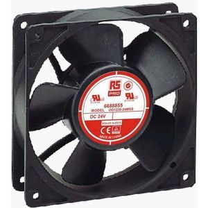 RS PRO Ventilator 120x38mm 24Vdc (120 mm), PC ventilator