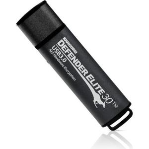 Kanguru - Defender Elite30 - 512 GB - Hardware Encrypted USB-Stick - Zwart