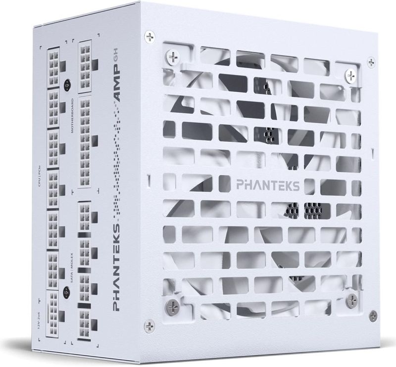 Phanteks AMP GH - Voeding - Wit - 1000 Watt - 80 PLUS Platinum - ATX 3.1
