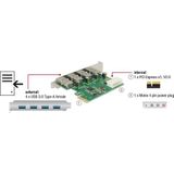 DELOCK - 89363 - USB-adapter - Grijs - Duurzaam