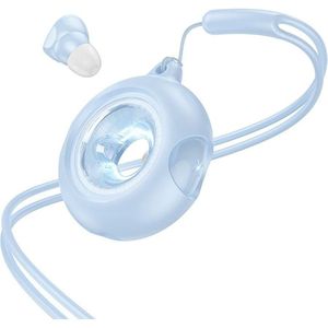 Hoco Wireless headphones wireless earphones bluetooth TWS EW71 blue (6 h, Draadloze), Koptelefoon, Blauw