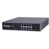 Vivotek - AW-GEV-104B-130 - Ethernet Schakelaar - Zwart - 8 Poorten - Managed PoE Switch