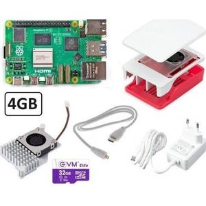 Raspberry Pi Raspberry PI5 - 4GB - Volledige kit, Ontwikkelborden + Kits