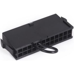 Alphacool Alpha Core ATX 24-pins jumperplug 1020417, Waterkoelingsonderdelen Accessoires, Zwart