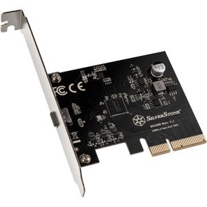 Silverstone SST-ECU06, USB-C 3.2 Gen 2x2 interfacekaart - PCIe, Controlekaart