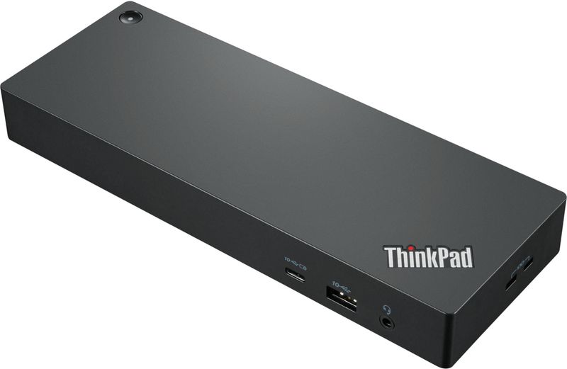 Lenovo 40B00300UK laptop dock & poortreplicator Bedraad Thunderbolt 4 Zwart, Rood
