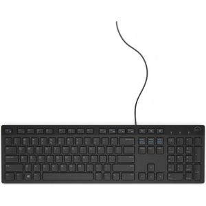 Dell KB216 USB German Black (DE), Toetsenbord, Zwart