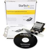 StarTech.com 2-poorts PCI Express (PCIe x4) gigabit ethernet server netwerk- adapter kaart Intel i350 NIC