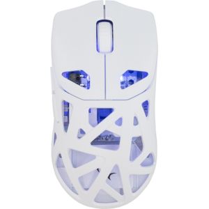 White Shark Computer mouse GM-5019 Dagonet Wireless 24000 dpi White (Draadloze), Muis, Wit