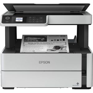 Epson EcoTank M2170 Inkjet A4 1200 x 2400 DPI 39 pagina's per minuut Wi-Fi (Inktreservoir, Zwart-wit), Printer, Wit, Zwart