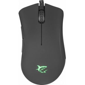 White Shark Gaming muis Hektor met RGB verlichting (Bedraad), Muis, Zwart