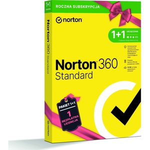 Norton Symantec 360 Standard BOX PL 1 + 1 - apparaat - licentie voor één jaar voor