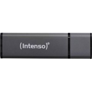 Intenso MEMORY DRIVE FLASH USB2 4GB BLACK 3521451 (4 GB, USB-A), USB-stick, Zwart