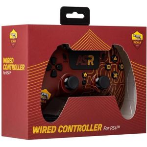 GED Bedrade controller AS Roma 3.0 (PS4) (PC, PS4), Controller, Geel, Rood, Zwart
