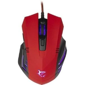 White Shark Hannibal 2 Gaming Muis LED - 3200DPI - Rood