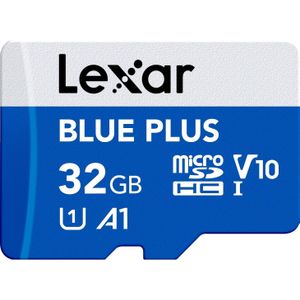 Lexar - MEMORY MICRO SDXC 32GB UHS-I/W/A - Geheugenkaart - Blauw - 32 GB