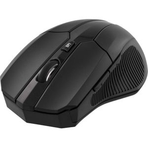Deltaco draadloos, zwart (Draadloze), Muis, Zwart
