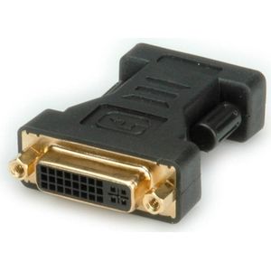 Roline DVI naar (VGA, 3 cm), Data + Video Adapter, Zwart