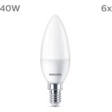 Philips - LED Kaarslampen - Warmwit - E14 - Set van 6