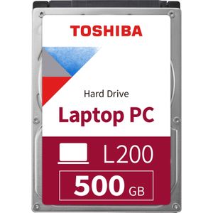 Toshiba L200 (7mm) (0.50 TB, 2.5"", CMR), Harde schijf