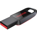 SanDisk - Cruzer Spark - USB-stick - Zwart/Rood - 128GB