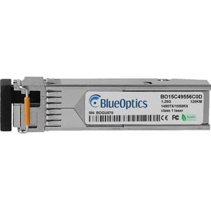 BlueOptics Extreme Networks MGBIC-BX120-U Compatibel SFP BO15C49556C0D, Zendontvangers, Zilver