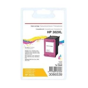 Office Depot - Inktcartridge - Veelkleurig - Compatibel met HP 302XL F6U67AE