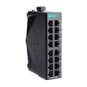 Moxa EDS-2016-ML-T - Unmanaged Ethernet-switch met 16 10/100BaseT(X)-poorten (16 ports), Netwerkschakelaar