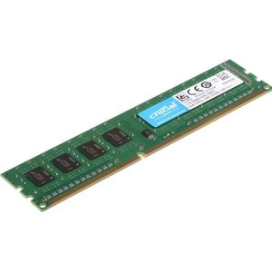 Crucial 4GB DDR3L 1600 MT/S (1 x 4GB, 1600 MHz, DDR3 RAM, DIMM 288 pin), RAM, Zwart