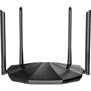 Tenda TX2 Pro - Draadloze AX1500 Router 802.11ac/a/b/g/n/ax,1500 Mb/s, GWAN, GLAN, WiFi 6, Router, Zwart