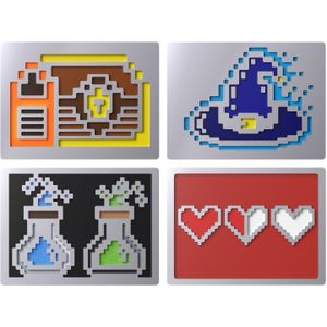 HyperX - Badge Pakket 8-Bit - Muis en Toetsenbord Accessoires - Veelkleurig