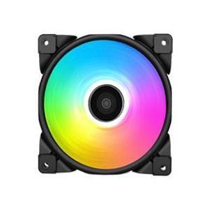 Pccooler Halo FRGB 1 (120 mm, 1 x), PC ventilator, Zwart