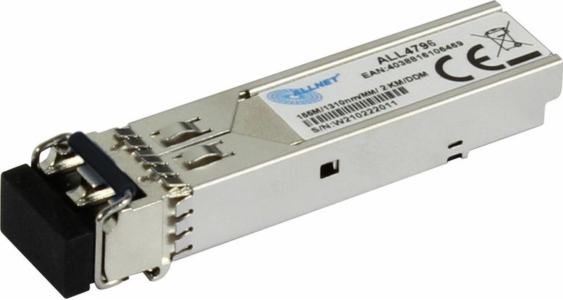 Allnet Schakelmodule ALL4796 SFP (Mini-GBIC), 100Mbit, FX/LC, 2Km, Multimodus, Zendontvangers