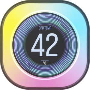 CORSAIR iCUE Link AIO LCD-Schermmodule - 2,1 Inch - IPS LCD-Display - Wit