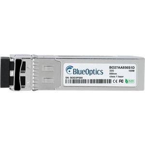 BlueOptics QNAP TRX-32GFCSFP-SR compatibele SFP28 transceiver BO27AA856S1D, Zendontvangers, Zilver