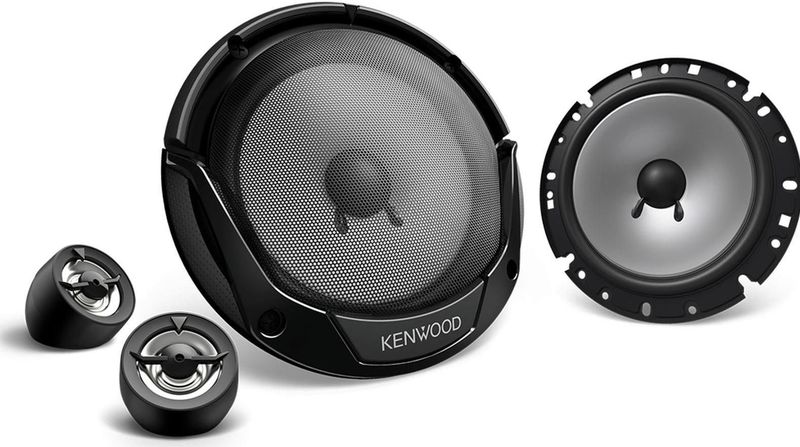 Kenwood KFC-E170P - 7cm 2-wegs component luidsprekersysteem - 4Ω - 300W Max - 30W RMS