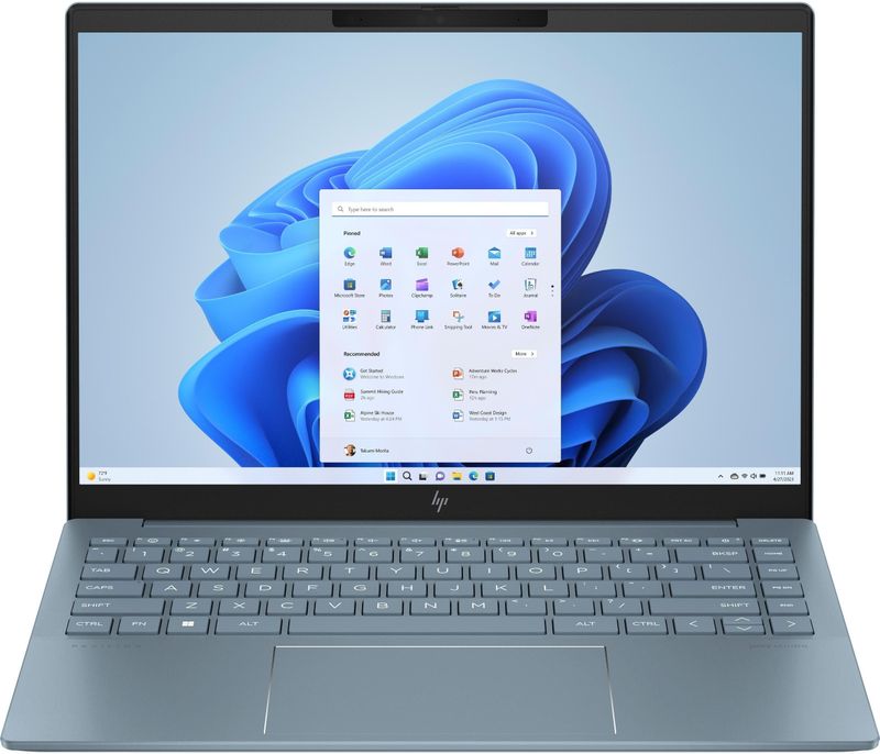 HP - Pavilion Plus 14-ew1153ng - Notebook - Blauw - Intel Core Ultra 5 125H, 16 GB, 512 GB