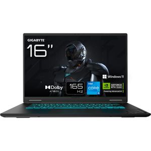 Gaming laptop GIGABYTE GAMING A16 CTHH3FR893SH - 16'' FHD+ - RTX5050 - INTEL Core i5-13420HX - 16GB - 512GB SSD - Win 11 FAMILY