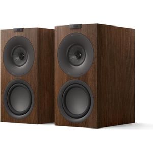 KEF Q Concerto Meta - Passieve HiFi-boekenplankluidsprekers - Walnut - 3-weg basreflex - 10cm Uni-Q-driver